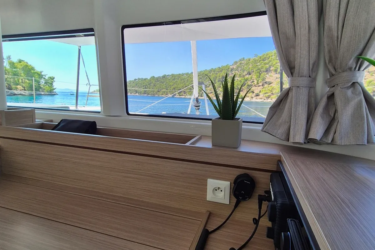 Stela, a Lagoon 43 catamaran at Seget Donji, Croatia