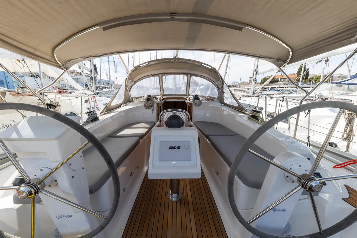 Lena, a Bavaria Cruiser 34 Style sailboat at Zadar, Croatia