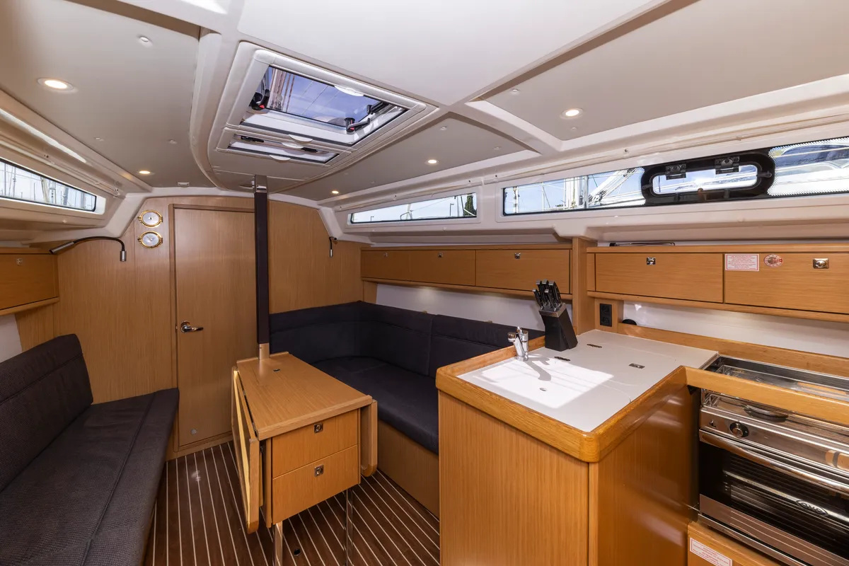 Lena, a Bavaria Cruiser 34 Style sailboat at Zadar, Croatia