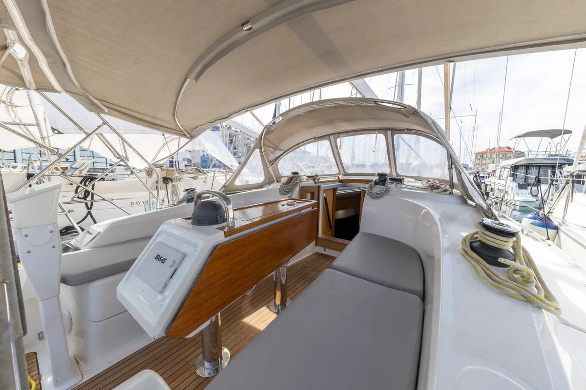 Lena, a Bavaria Cruiser 34 Style sailboat at Zadar, Croatia