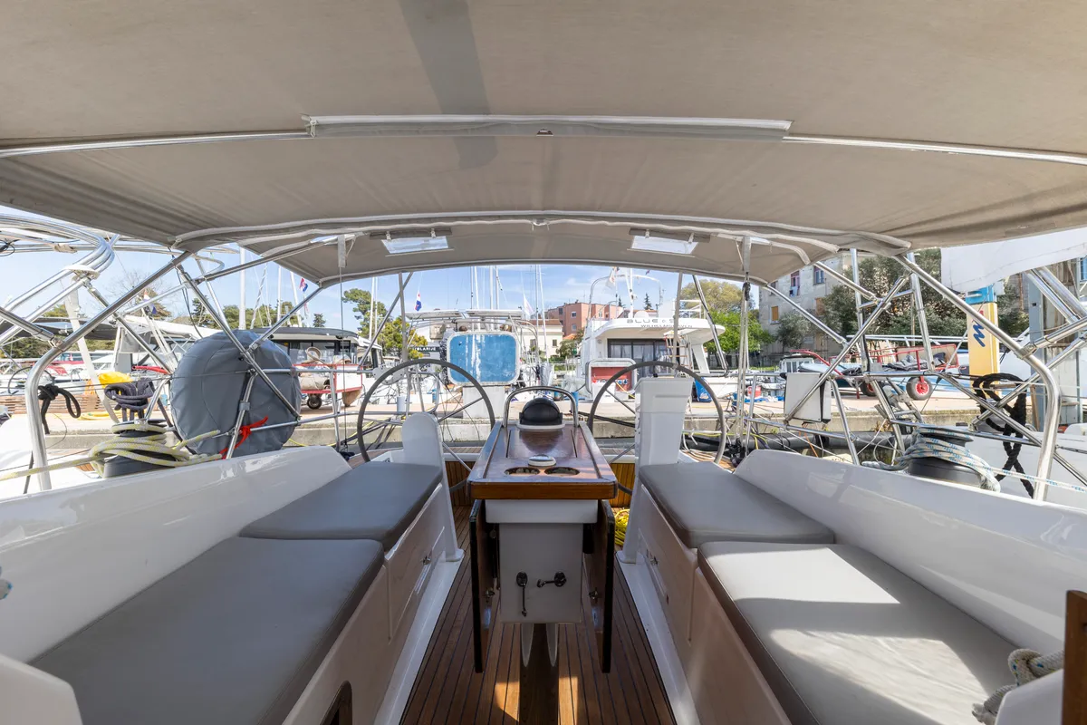 Lena, a Bavaria Cruiser 34 Style sailboat at Zadar, Croatia