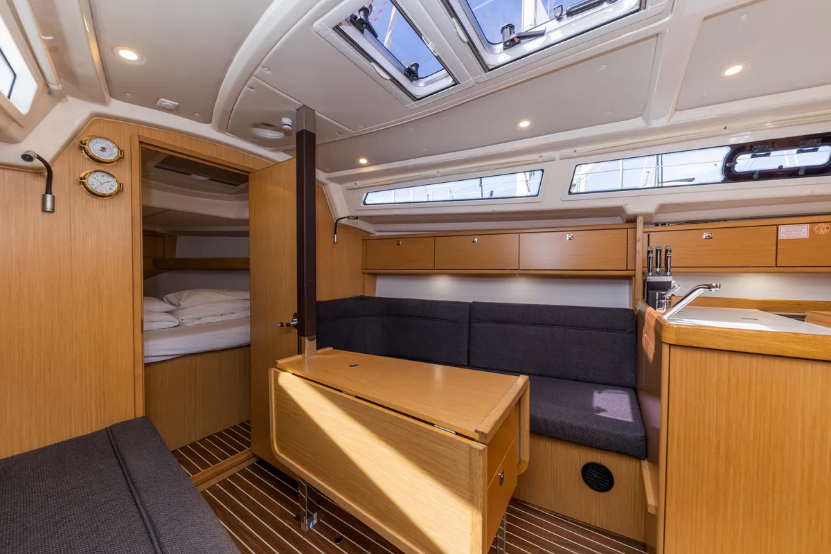 Lena, a Bavaria Cruiser 34 Style sailboat at Zadar, Croatia