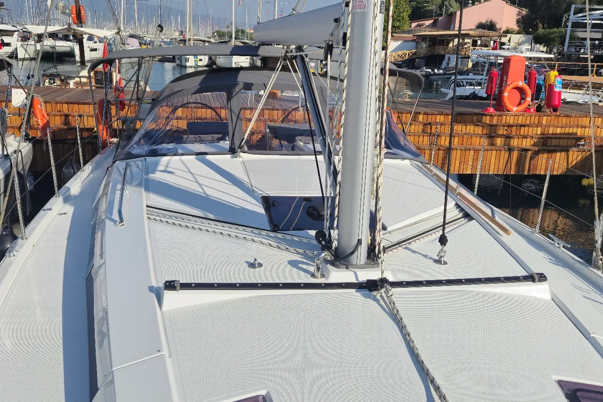 Demirs, a Hanse 410 sailboat at Fethiye, Turkey