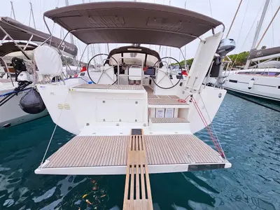 Ritmico, a Dufour 460 GL sailboat at Municipal Unit of Ellomenos, Greece