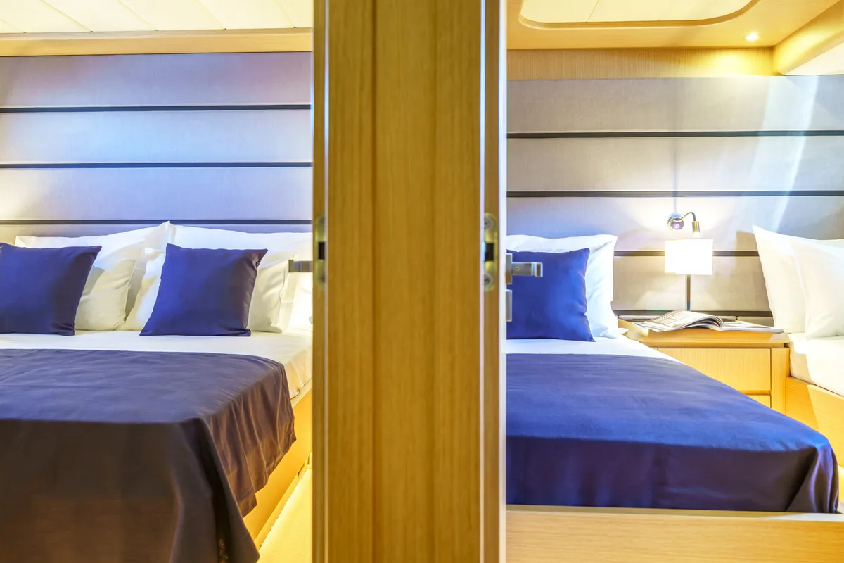 Cabin on Phantom, a Gulet Motoryacht motor yacht at Split, Croatia