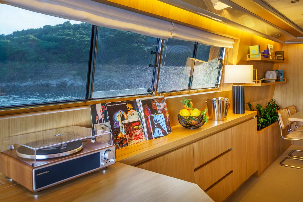 Salon of Phantom, a Gulet Motoryacht motor yacht at Split, Croatia