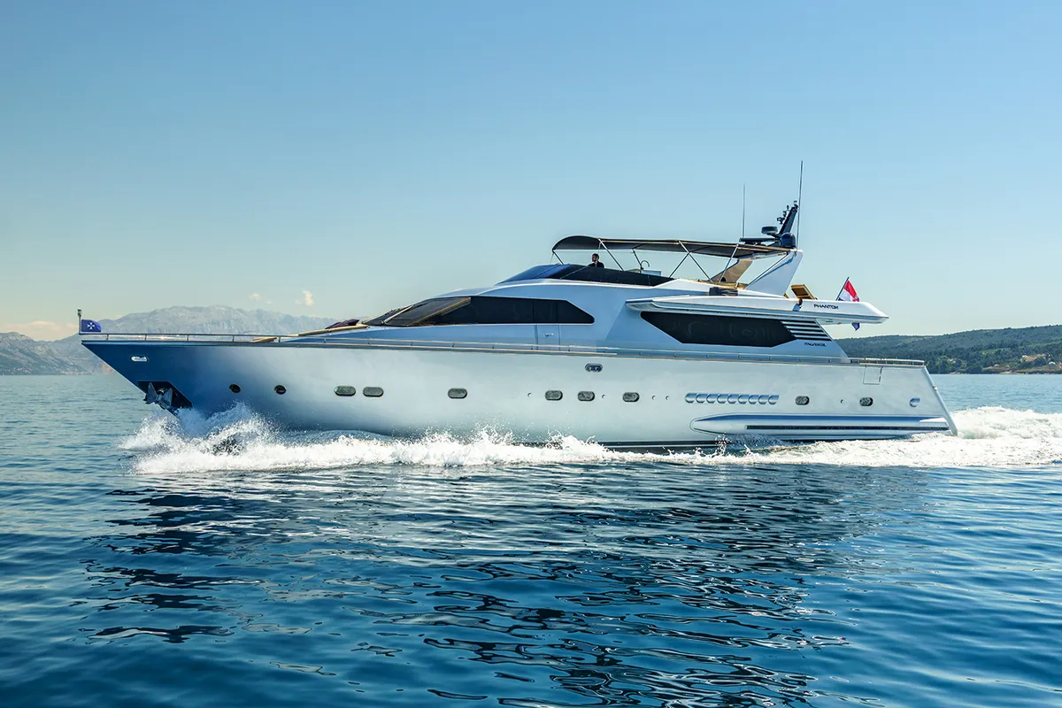 Exterior view of Phantom, a Gulet Motoryacht motor yacht at Split, Croatia