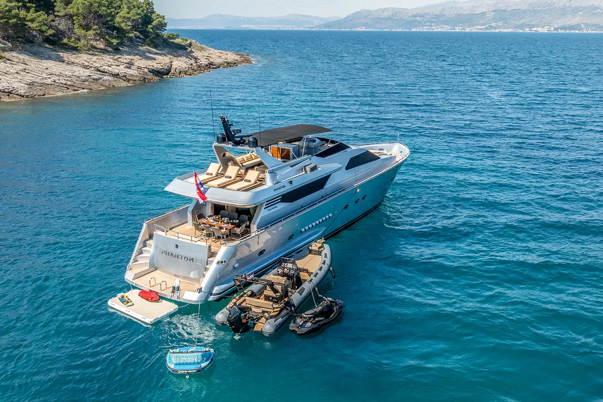 Exterior view of Phantom, a Gulet Motoryacht motor yacht at Split, Croatia