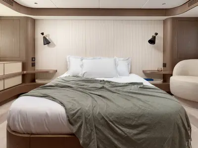 Cabin on Princess M, a Azimut Magellano 66 motor yacht at Podstrana - Miljevac, Croatia
