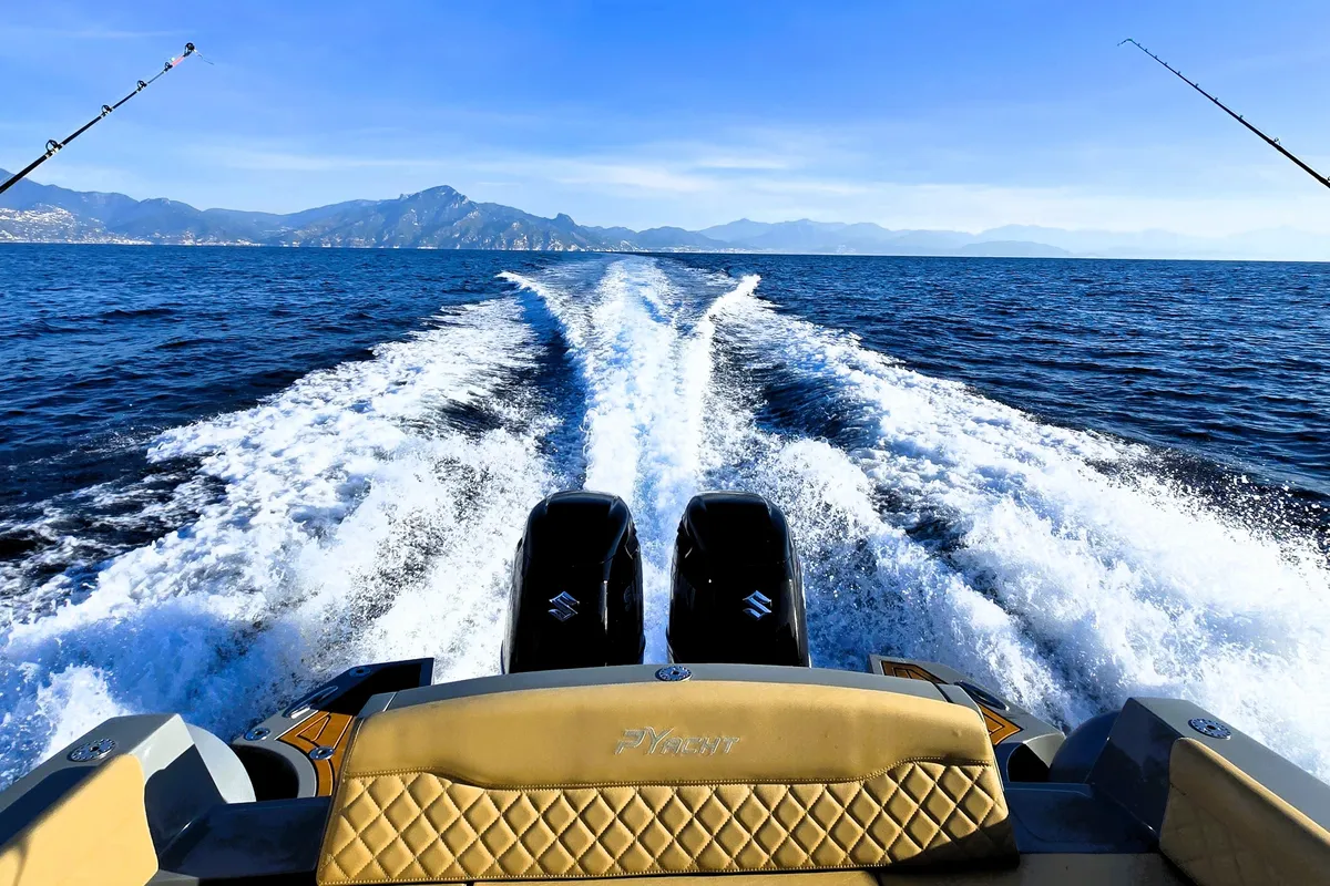 Black Shark, a Panamera Yacht PY10.0 Cabin RIB at Salerno, Italy