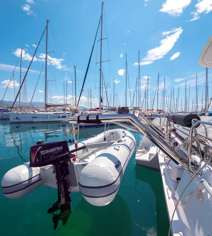 Blue Eyes, a Lagoon 40 catamaran at Split, Croatia