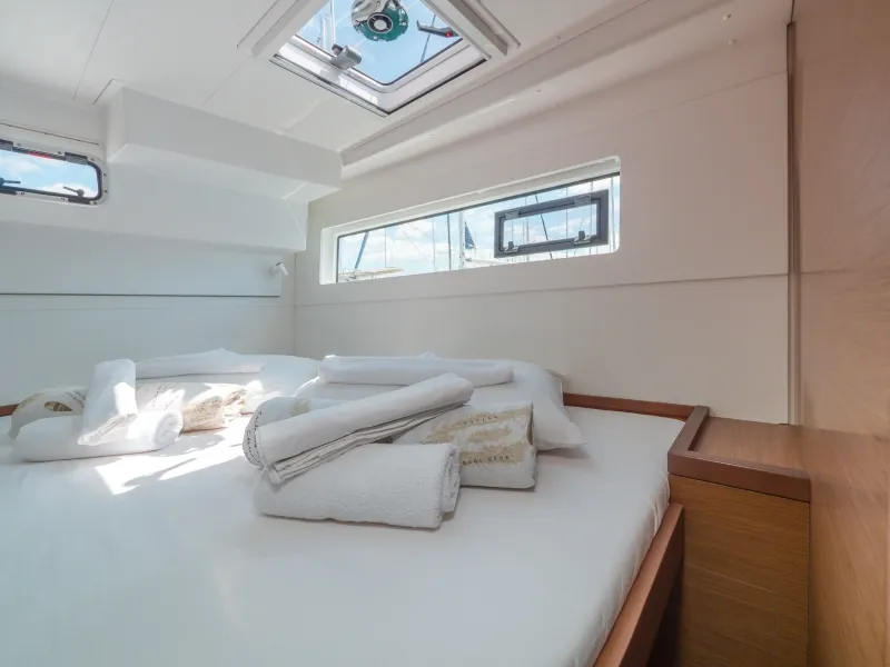 Blue Eyes, a Lagoon 40 catamaran at Split, Croatia