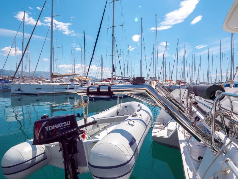Blue Eyes, a Lagoon 40 catamaran at Split, Croatia