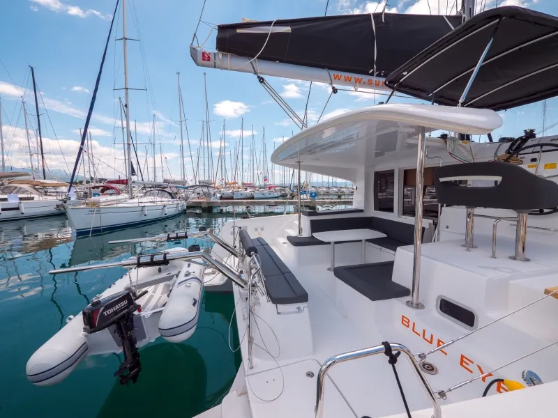 Blue Eyes, a Lagoon 40 catamaran at Split, Croatia