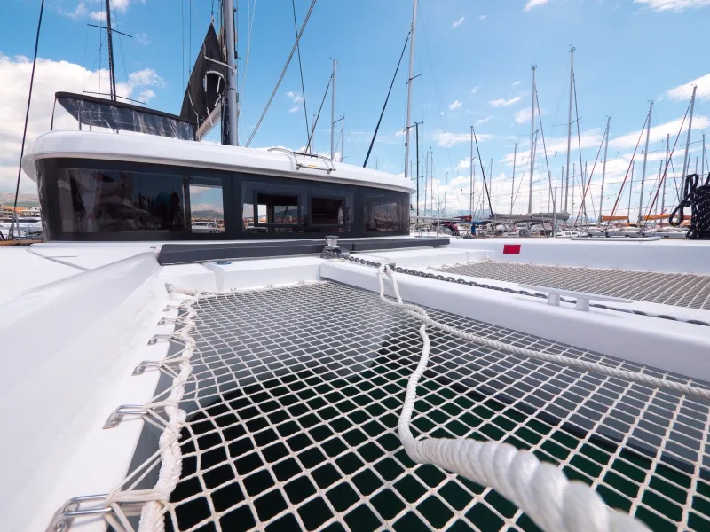 Blue Eyes, a Lagoon 40 catamaran at Split, Croatia