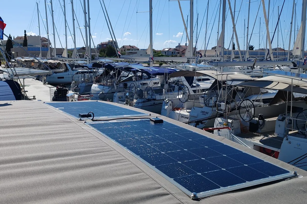 Dreamweaver, a Dufour 530 sailboat at Sukošan, Croatia