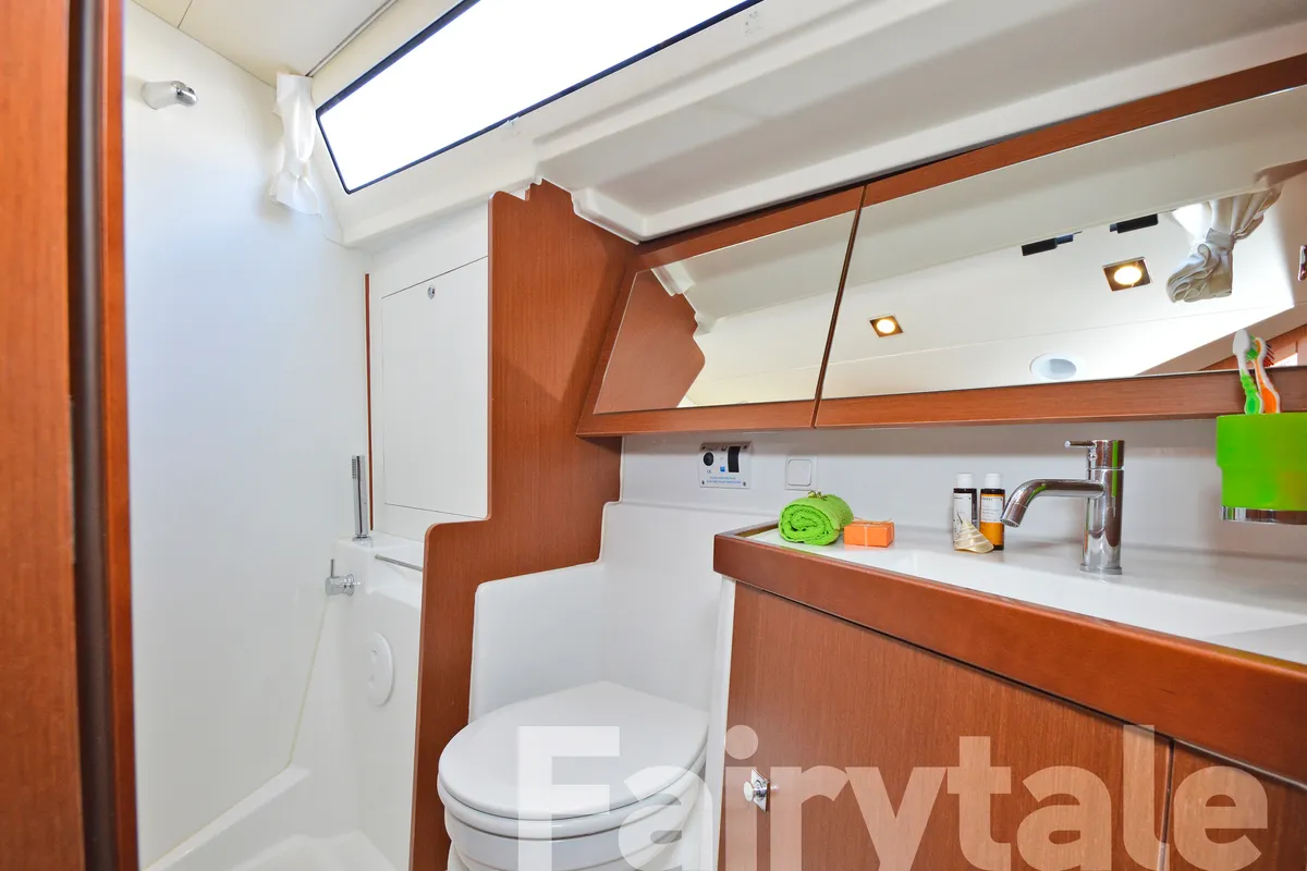 Head on Fairytale, a Beneteau Oceanis 41 sailboat at Kos, Greece