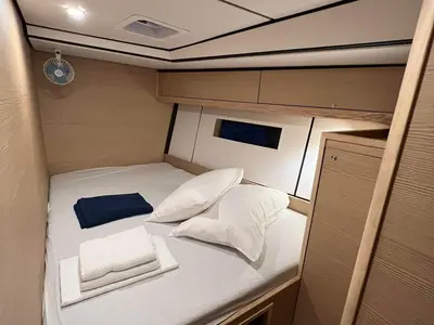 Cabin on Aurora Blu, a D&D Kufner 54 Exclusive sailboat at Salerno, Italy