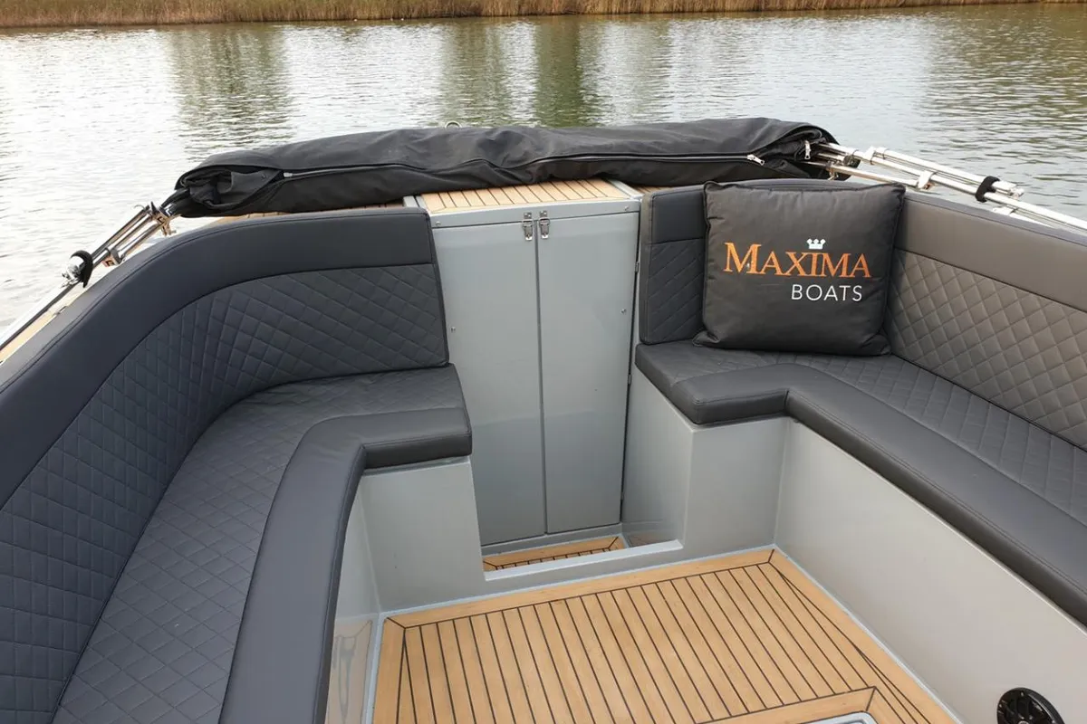 Vis, a Maxima 840 motorboat at Seget Donji, Croatia