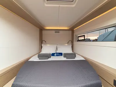 Cabin on Ervis, a Lagoon 46 catamaran at Municipal Unit of Lefkada, Greece