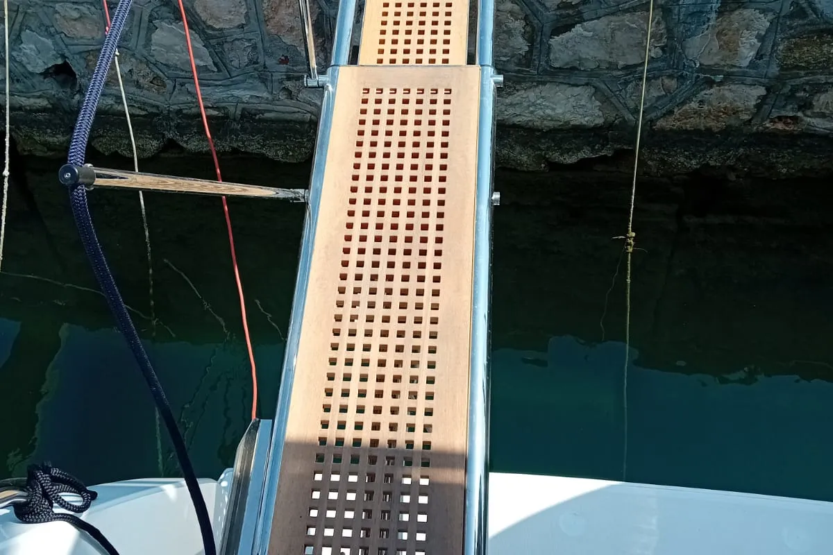 Ervis, a Lagoon 46 catamaran at Municipal Unit of Lefkada, Greece