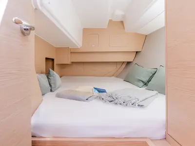 Cabin on Sunsail 37.3 Premium Plus, a Dufour 37 sailboat at Municipal Unit of Lefkada, Greece