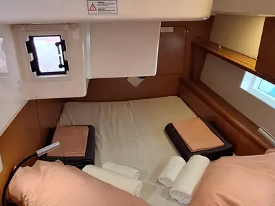 Cabin on Lady Flora 1, a Bavaria C45 sailboat at Municipal Unit of Lefkada, Greece