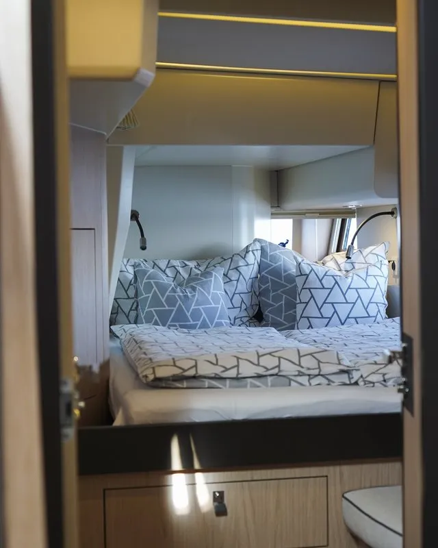 Cabin on Onyx, a Beneteau Oceanis Yacht 62 - 3 + 1 sailboat at Grad Šibenik, Croatia