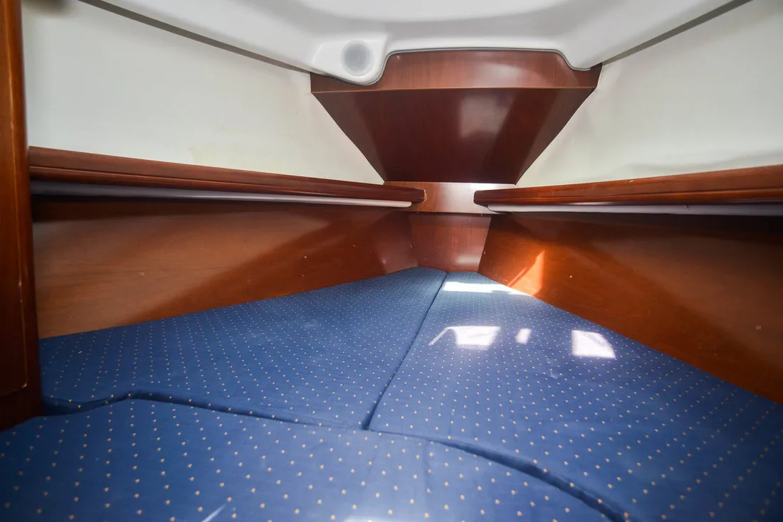 Cabin on Despina, a Beneteau Oceanis Clipper 323 sailboat at Grad Biograd na Moru, Croatia