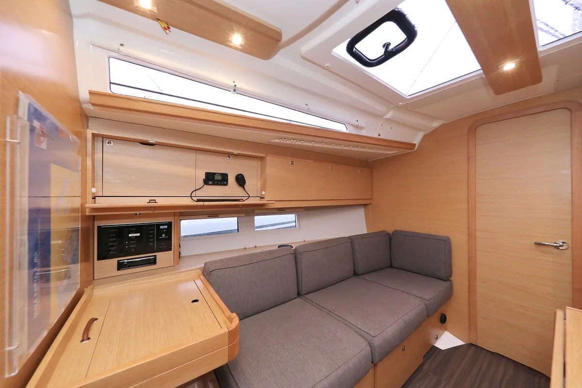 Salon of Mercury, a Dufour 390 GL sailboat at Grad Biograd na Moru, Croatia