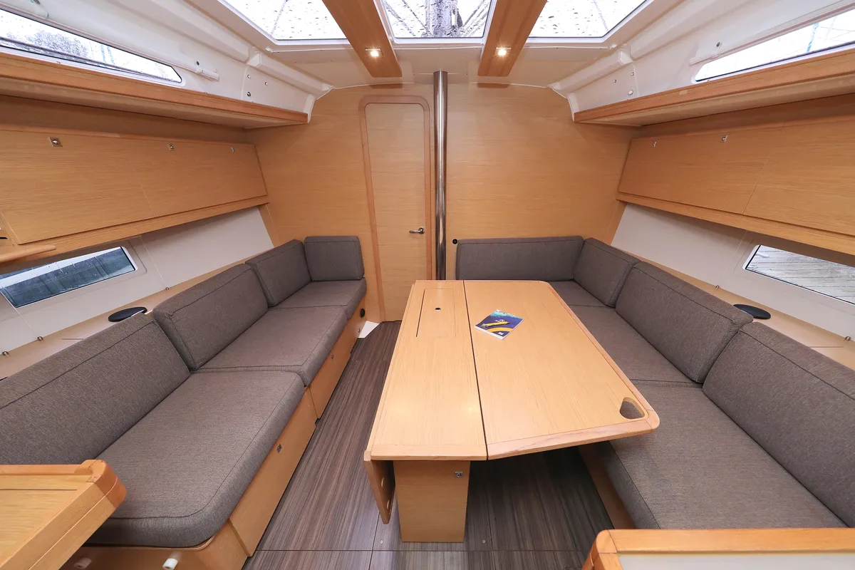 Salon of Mercury, a Dufour 390 GL sailboat at Grad Biograd na Moru, Croatia