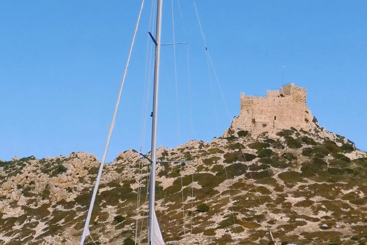 Eva, a Bavaria Cruiser 45 sailboat at Palma de Mallorca, Spain