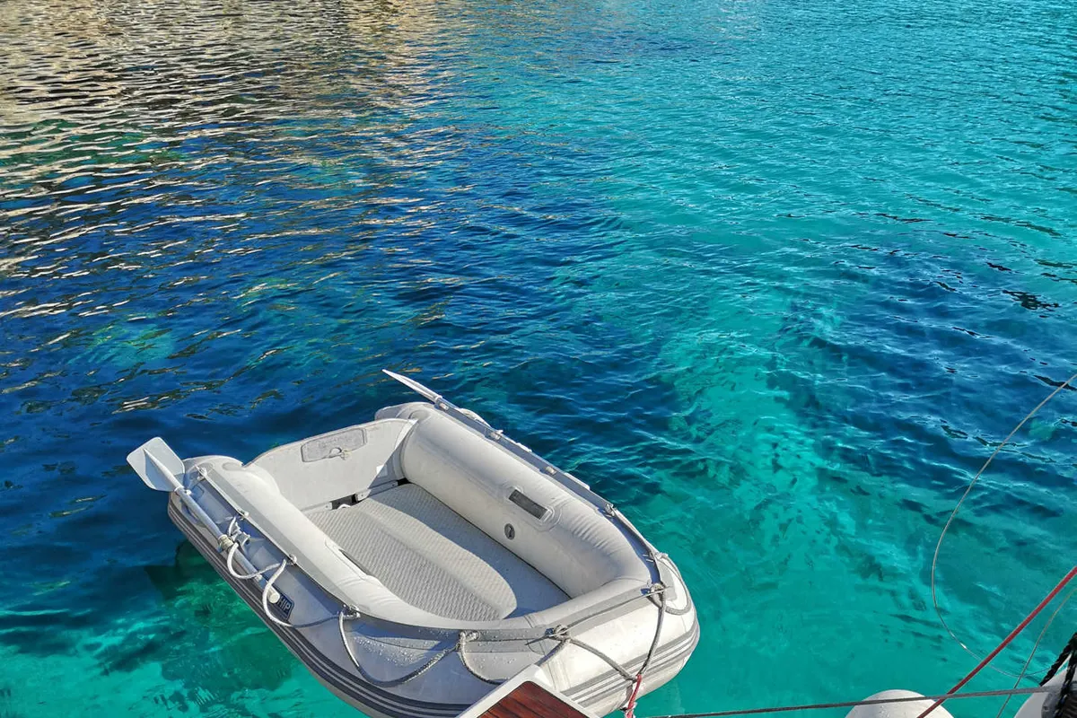 Eva, a Bavaria Cruiser 45 sailboat at Palma de Mallorca, Spain