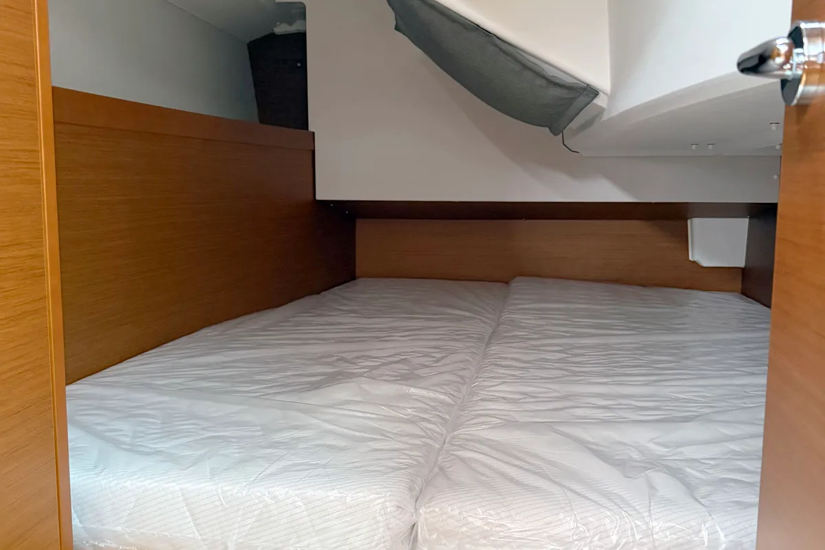 Cabin on Anastasia, a Jeanneau Sun Odyssey 349 sailboat at Grad Biograd na Moru, Croatia