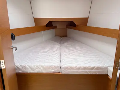 Cabin on Anastasia, a Jeanneau Sun Odyssey 349 sailboat at Grad Biograd na Moru, Croatia