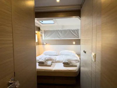 Cabin on Savoja, a Lagoon 43 catamaran at Seget Donji, Croatia
