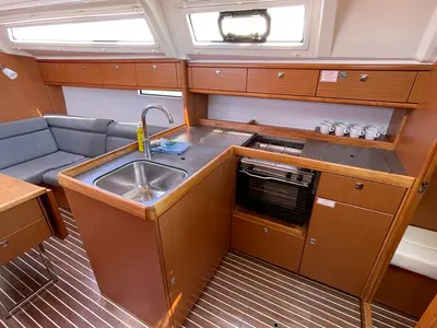 Galley of Andrea, a Bavaria Cruiser 37 sailboat at Općina Sukošan, Croatia