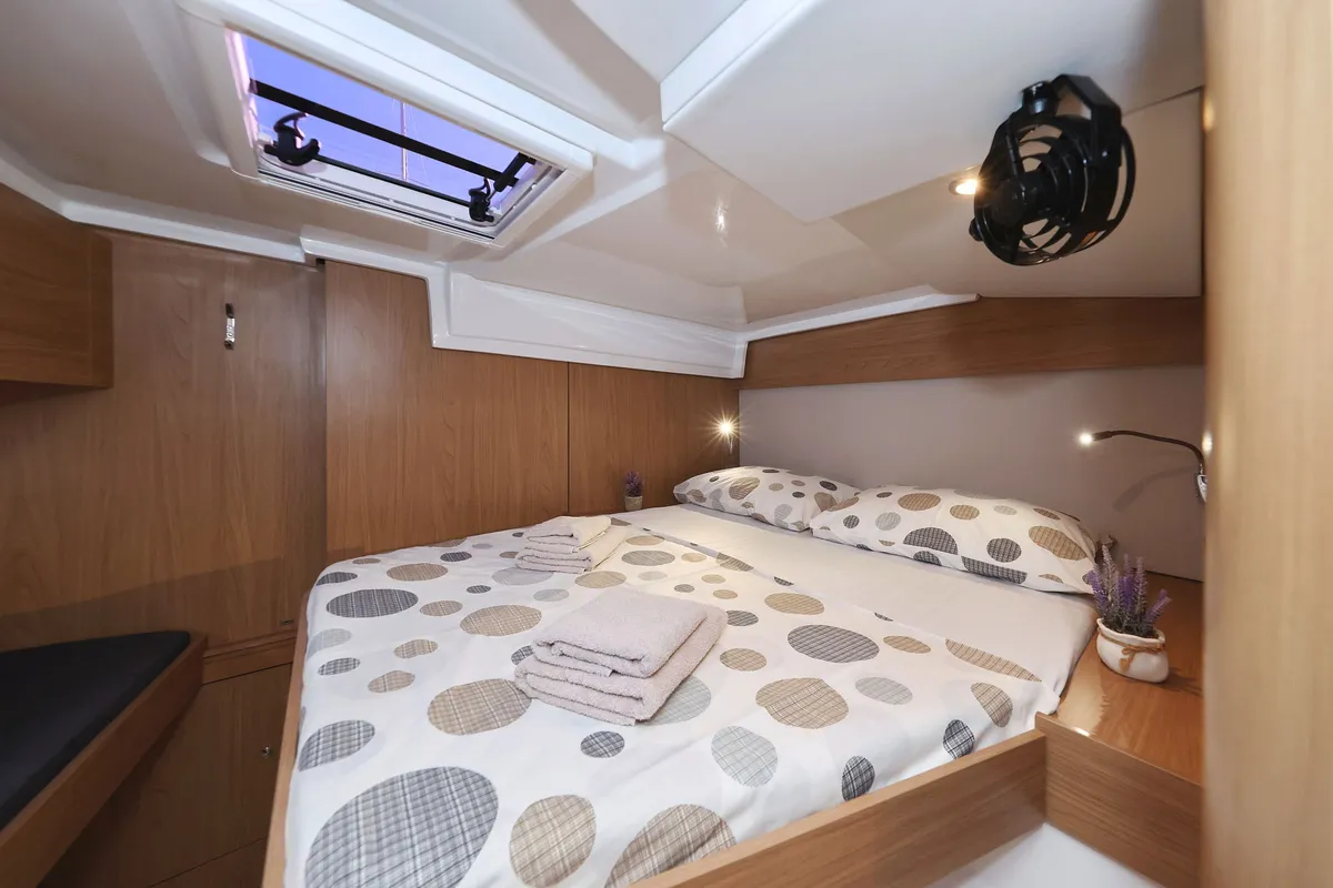 Sapphire, a Bali Catspace catamaran at Seget Donji, Croatia