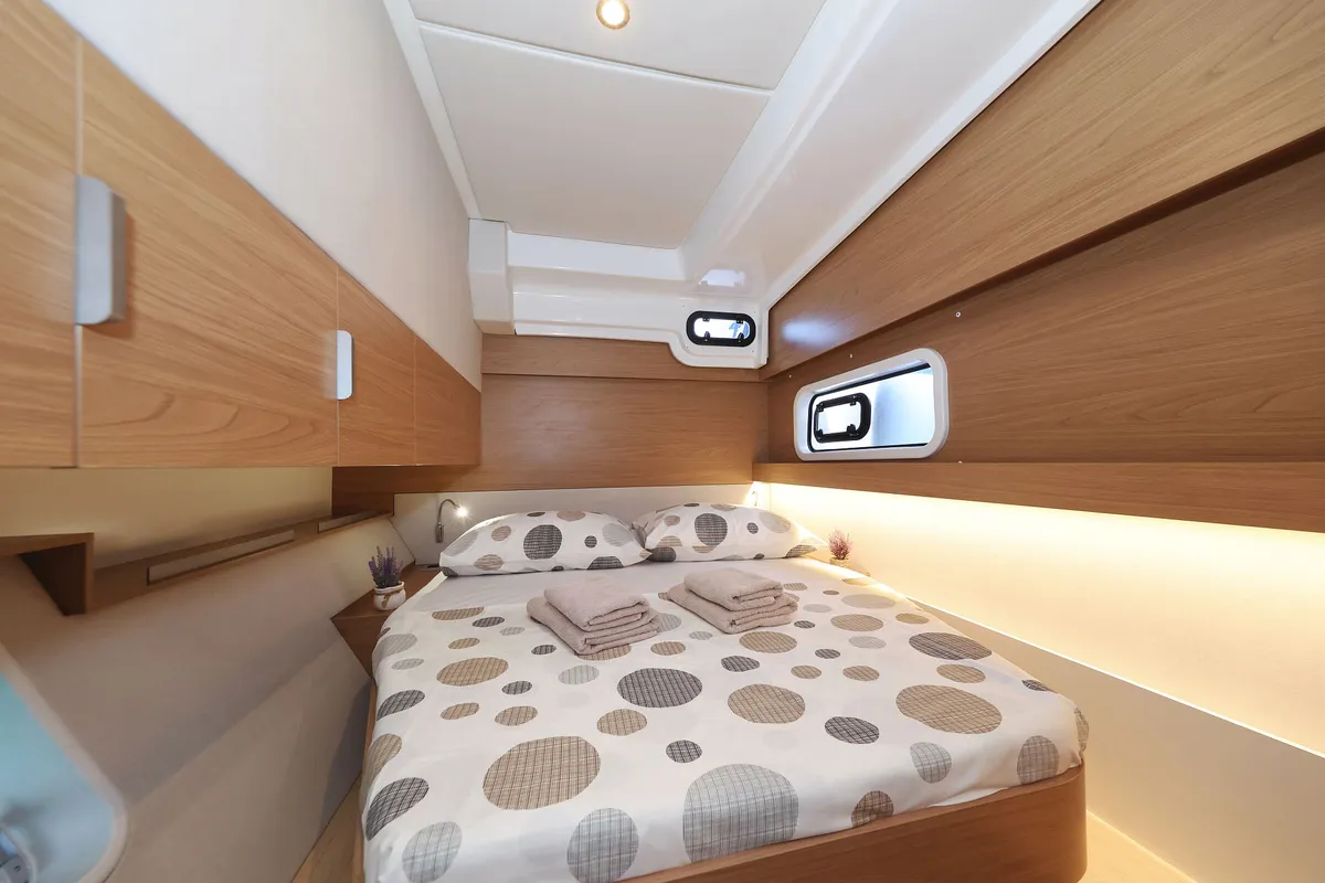 Sapphire, a Bali Catspace catamaran at Seget Donji, Croatia