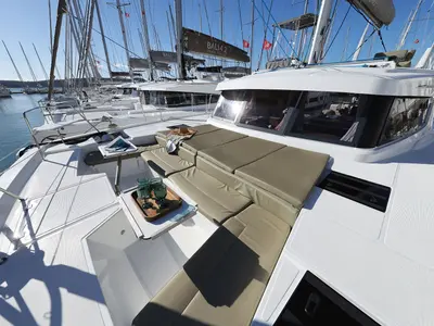 Sapphire, a Bali Catspace catamaran at Seget Donji, Croatia