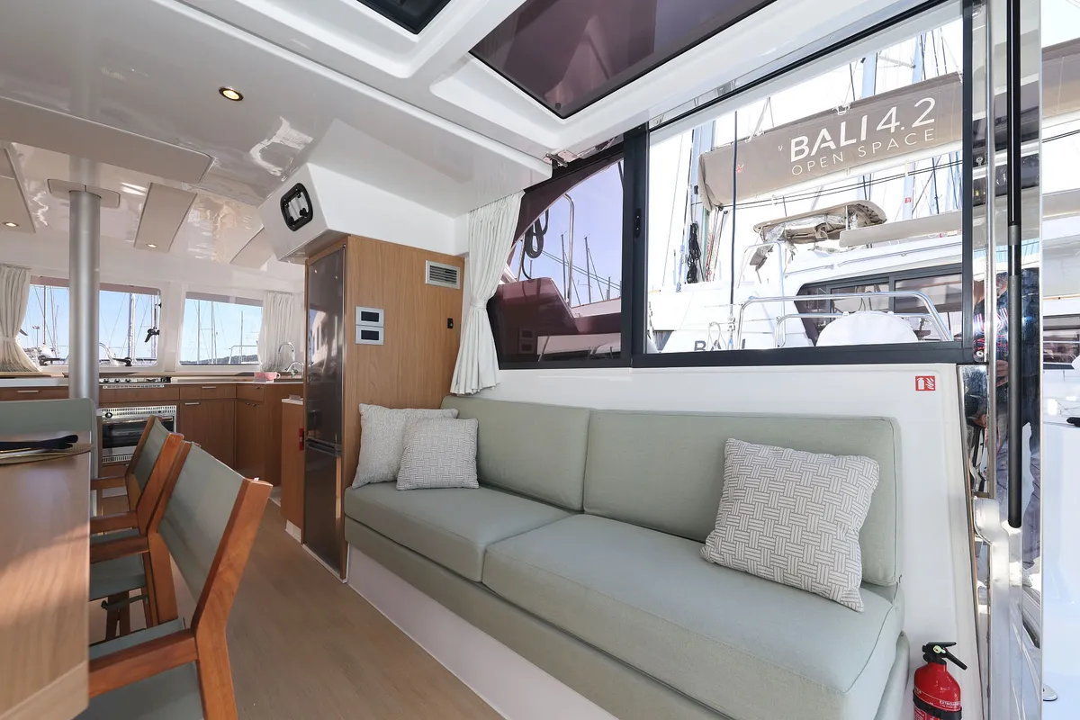Sapphire, a Bali Catspace catamaran at Seget Donji, Croatia