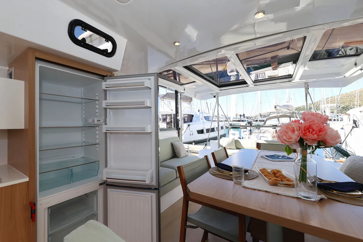 Sapphire, a Bali Catspace catamaran at Seget Donji, Croatia