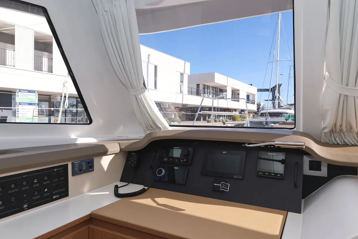 Sapphire, a Bali Catspace catamaran at Seget Donji, Croatia