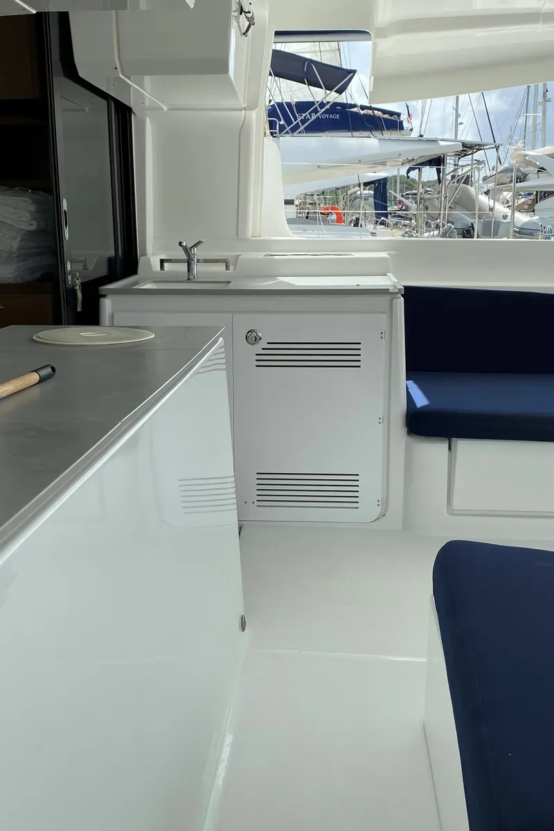 Cabin on Puma IV, a Lagoon 46 catamaran at Alameda, United States