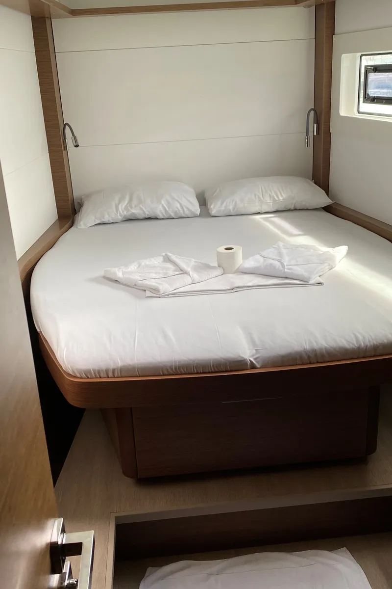 Cabin on Puma IV, a Lagoon 46 catamaran at Alameda, United States