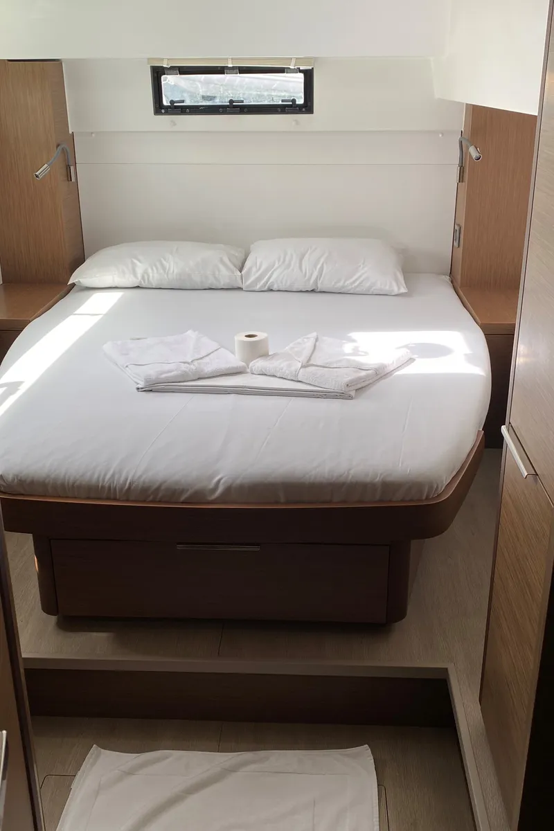 Cabin on Puma IV, a Lagoon 46 catamaran at Alameda, United States