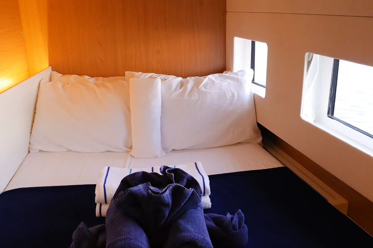 Cabin on Tropico, a Bali Catsmart catamaran at Road Town, British Virgin Islands