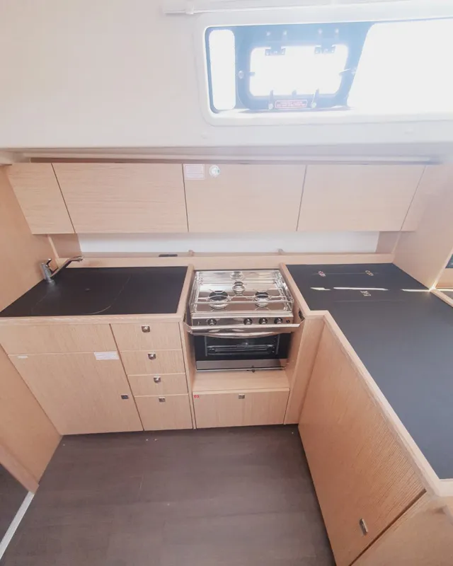 Galley of Flotte Lotte, a Bavaria C42 Style sailboat at Grad Pula, Croatia