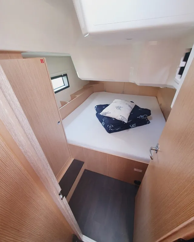 Cabin on Flotte Lotte, a Bavaria C42 Style sailboat at Grad Pula, Croatia