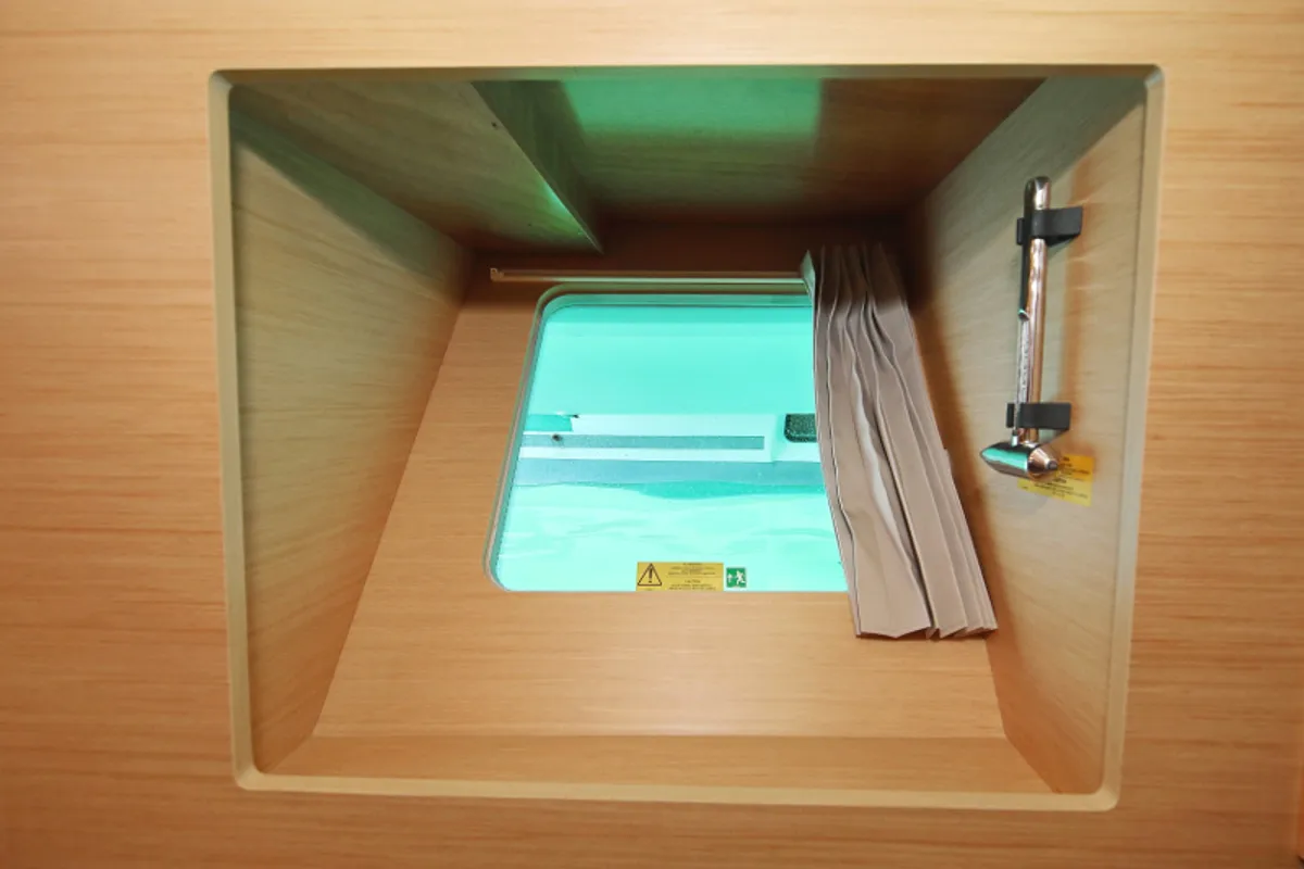 Cabin on Scirocco, a Lagoon 400 S2 catamaran at Općina Sukošan, Croatia